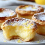 Baby Lemon Impossible Pies recipe with a sweet and tart flavor profile