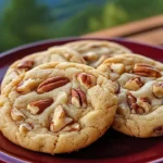 Delicious batch of Butter Pecan Cookies ready to be enjoyed