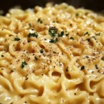 Delicious cafeteria noodles served in a bowl with fresh vegetables