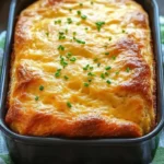 Freshly baked Cheddar Cheese Quick Bread with a golden crust and cheesy texture.