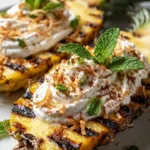 Fire & Chill Pineapple Boats filled with tropical ingredients