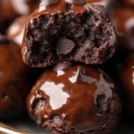 No-bake cottage cheese brownie batter protein bites ready for a healthy snack
