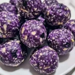 No-bake lemon blueberry protein bites for a healthy snack