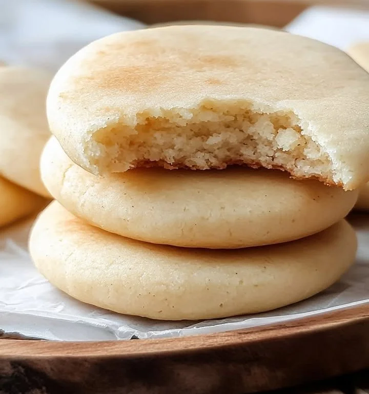 Plate of delicious Old Fashioned Southern Tea Cakes ready to be served.