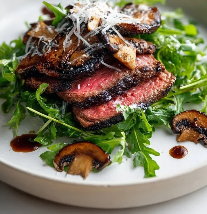 Smoky Tagliata-Style Ribeye served with herbs and spices